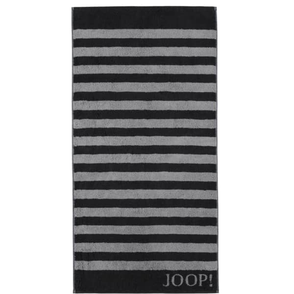 JOOP! Classic - Stripes 1610 - Farbe: Schwarz - 90 - Handtuch 50x100 cm günstig online kaufen