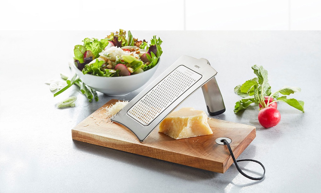 GEFU Käsereibe »FORMAGGIO«, (Set, Gourmetreibe, Servierbrett), extrem schar günstig online kaufen