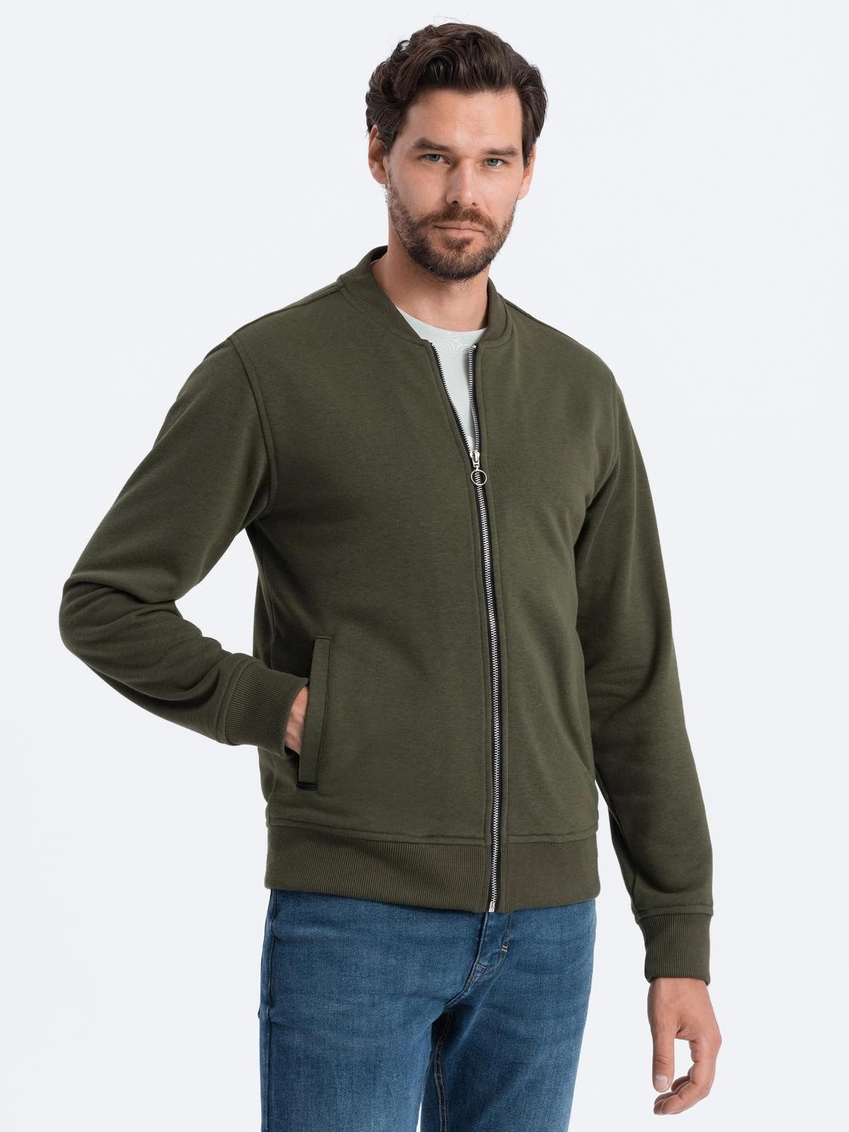 OMBRE Bomberjacke Bomberjacke aus Baumwollsweatshirt für günstig online kaufen