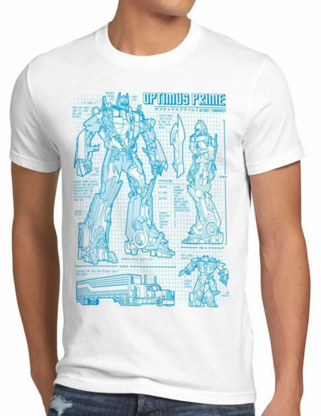 style3 T-Shirt Optimus Prime blaupause autobot transformers günstig online kaufen