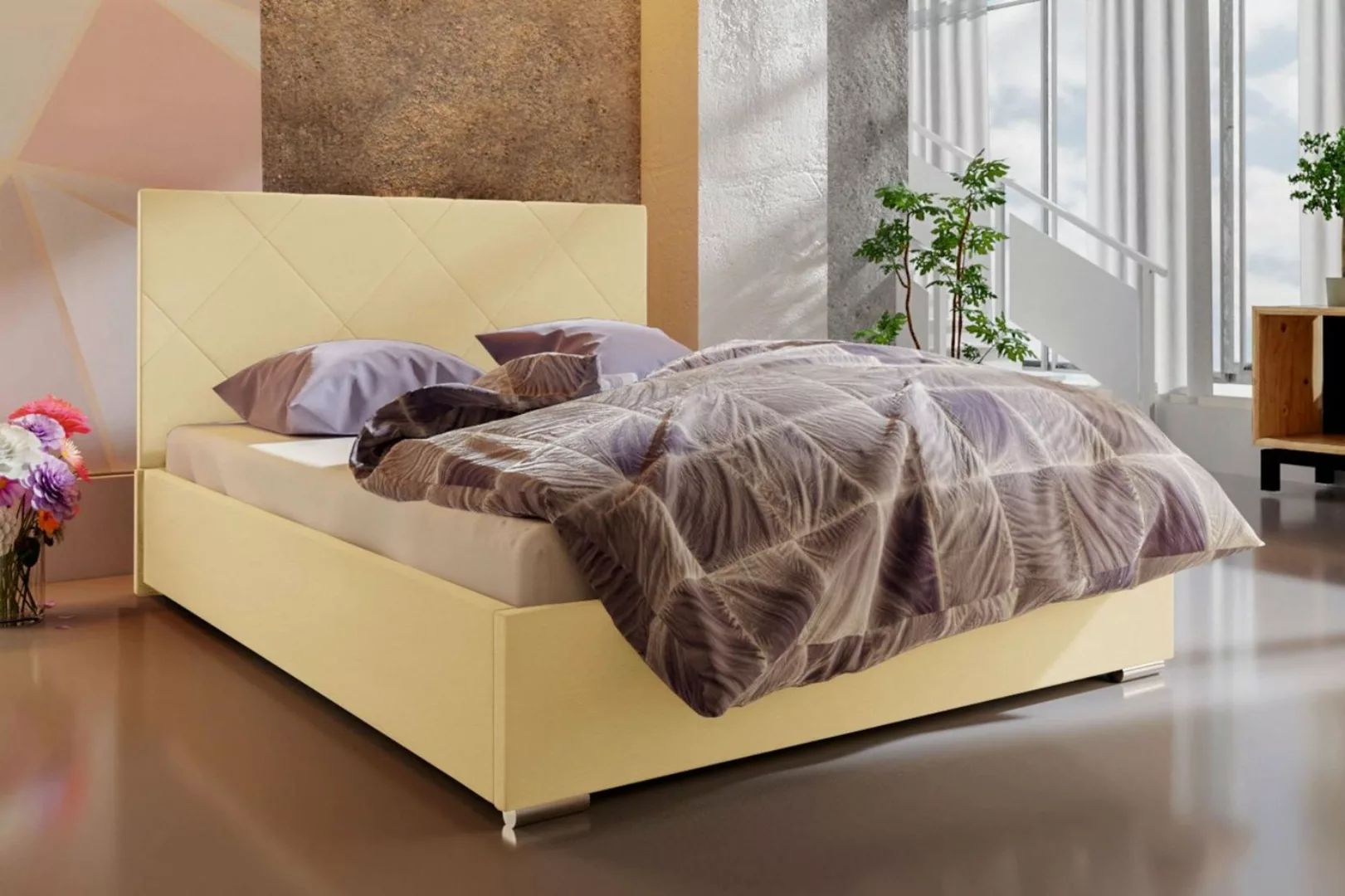 Stylefy Polsterbett Luando (Schlafzimmerbett, Bett), 140/160/180 x 200 cm, günstig online kaufen