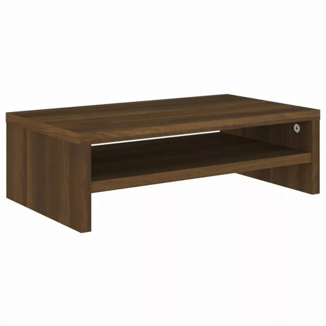 vidaXL TV-Schrank Monitorständer Braun Eichen-Optik 42x24x13 cm Spanplatte günstig online kaufen