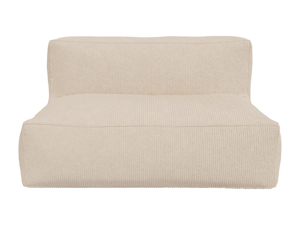 Sofa 2-Sitzer - Cord - Beige - NOUMARA günstig online kaufen