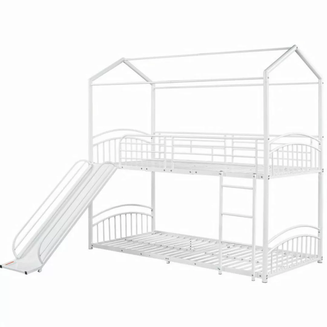 autolock Kinderbett Etagenbett,Hausbett,Kinderbett mit Treppe mit Rutsche, günstig online kaufen