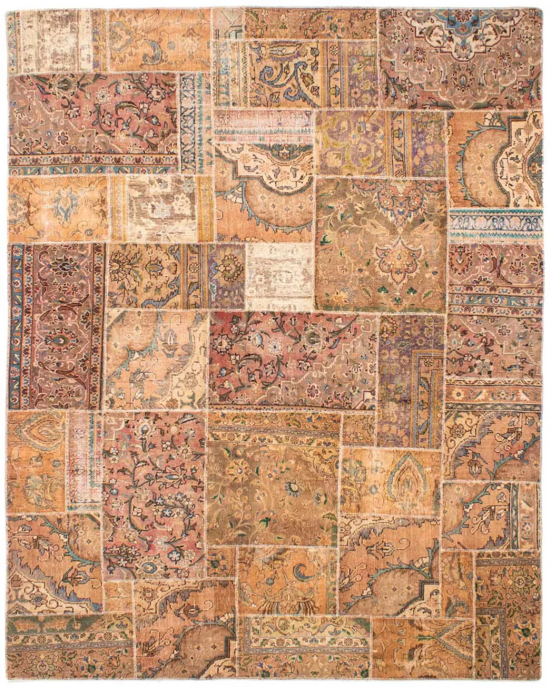 morgenland Teppich »Patchwork - 301 x 241 cm - mehrfarbig«, rechteckig, Woh günstig online kaufen