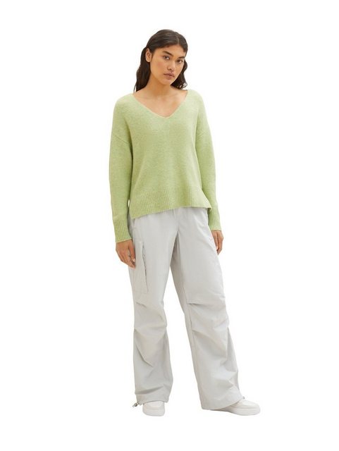 TOM TAILOR Strickpullover Basic Strickpullover cozy v-neck pullover 6375 in günstig online kaufen