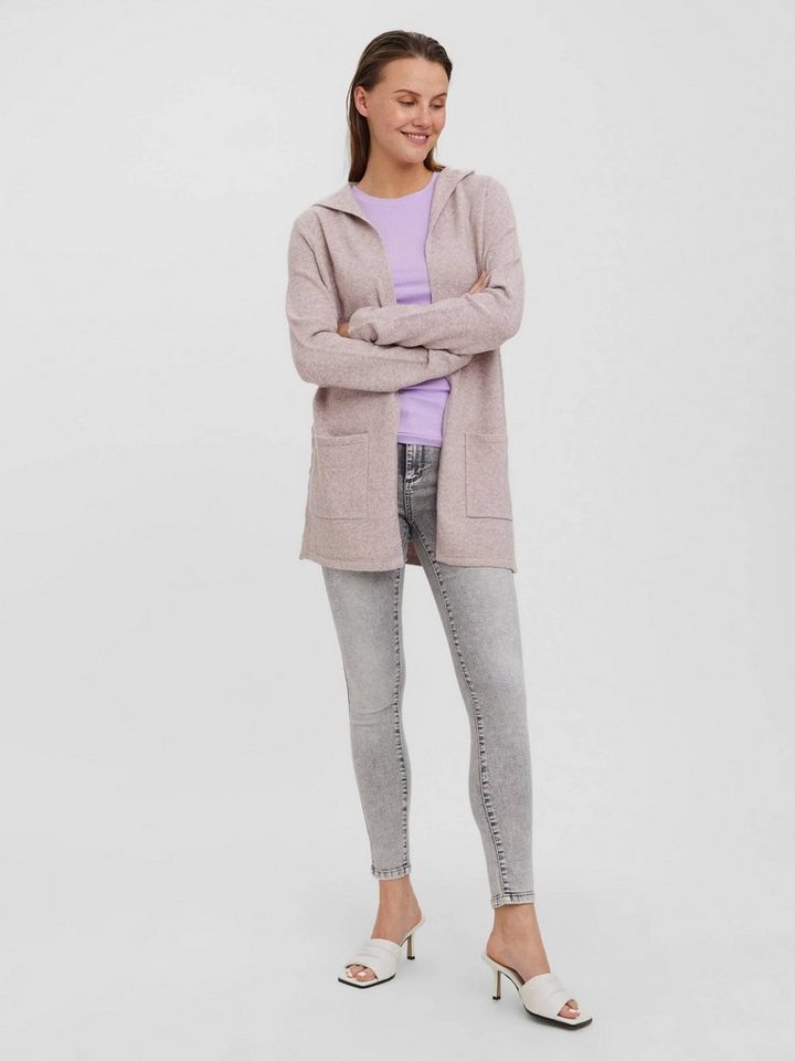 Vero Moda Strickjacke "VMDOFFY LS OPEN HOOD CARDIGAN GA NOOS" günstig online kaufen