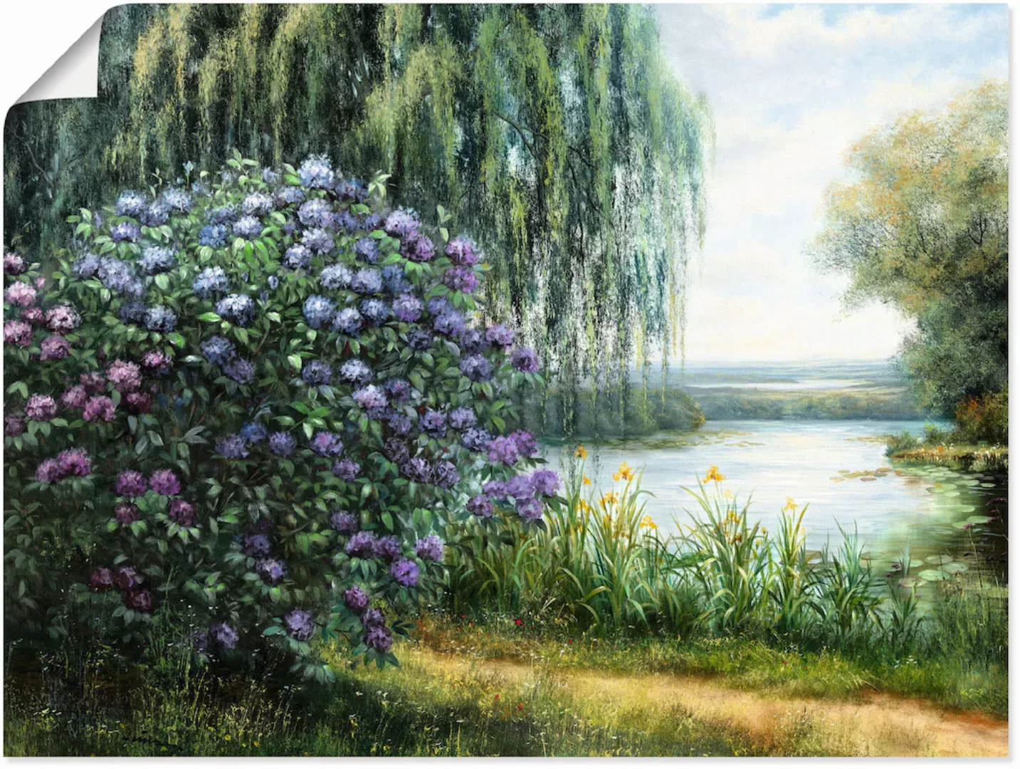 Artland Wandbild »Am See«, Seebilder, (1 St.), als Leinwandbild, Poster in günstig online kaufen