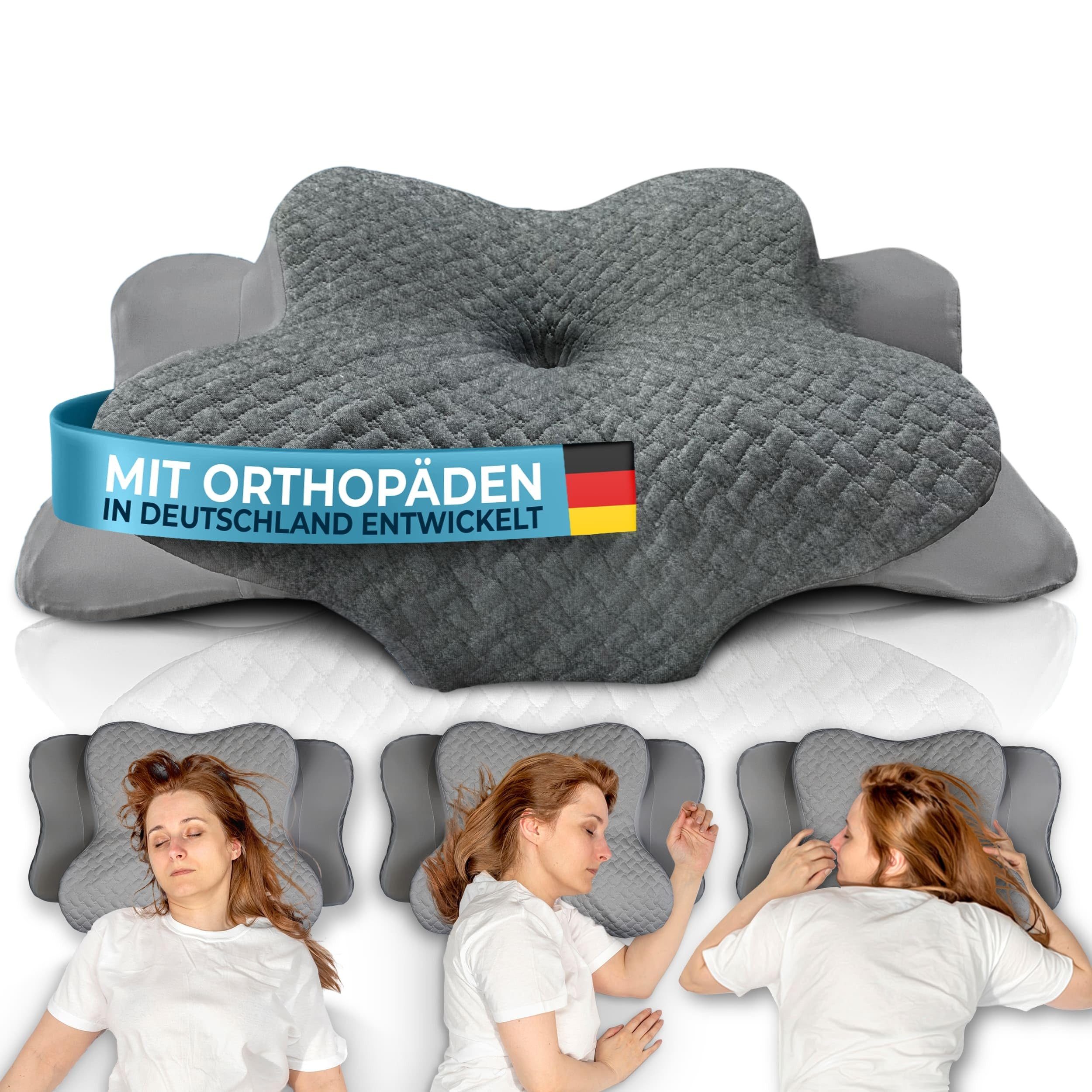 Glückstoff Nackenstützkissen aus Memory Foam, Orthopädisches günstig online kaufen