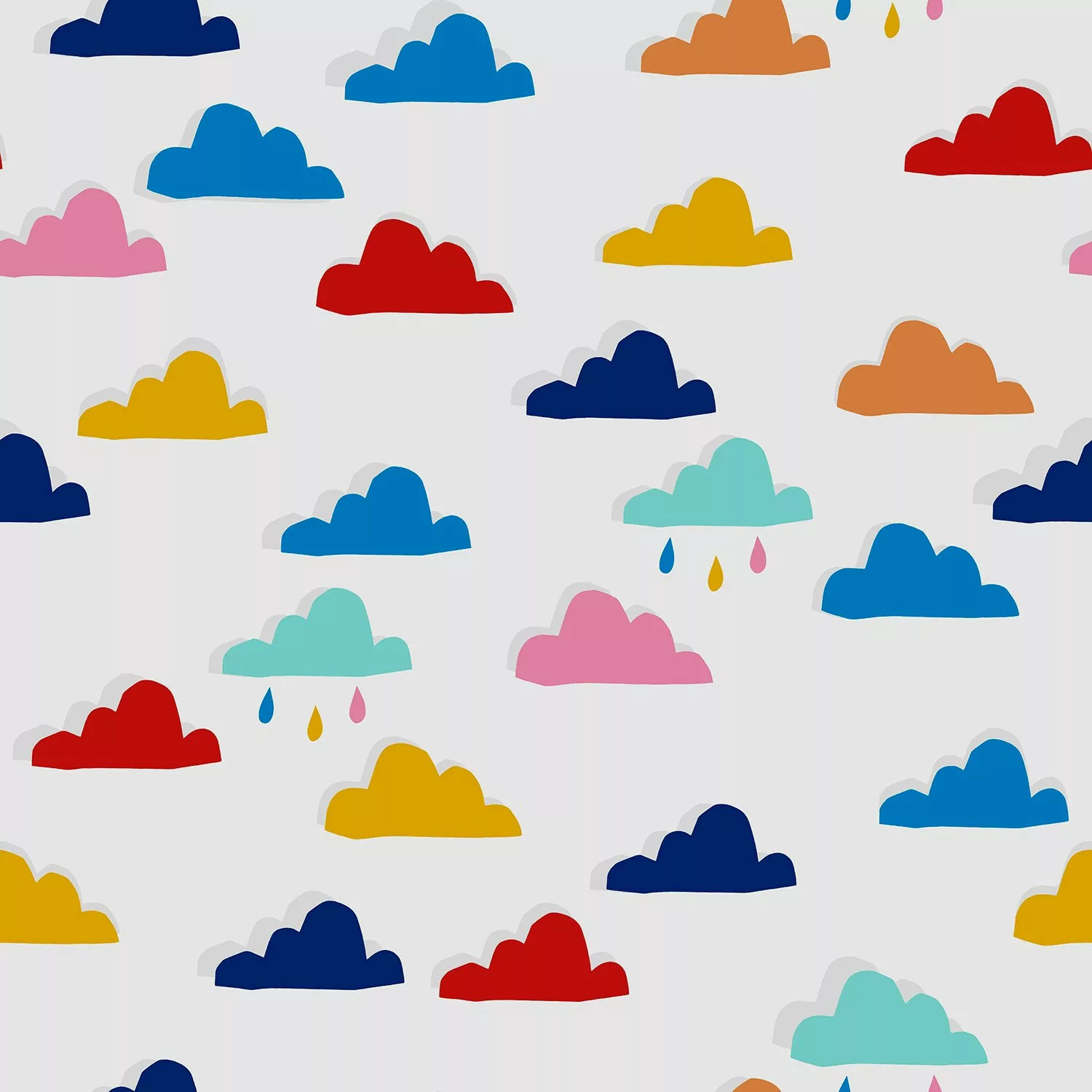 Joules Vliestapete »Whatever the Weather White/Rainbow«, Motiv, Motiv günstig online kaufen