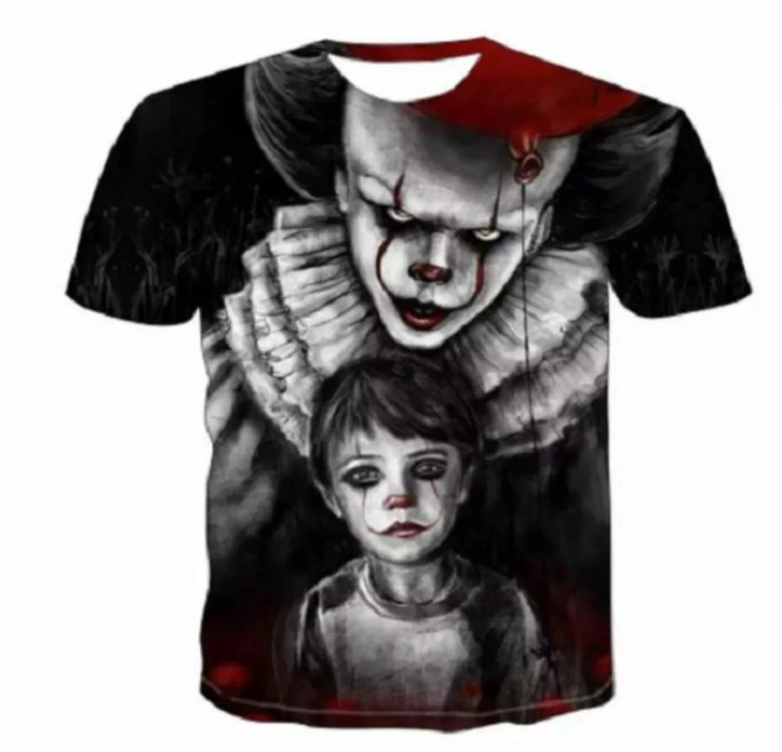 Tinisu T-Shirt 3D-Druck T-Shirt (Unisex) - Halloween / Horrorclown - Es / P günstig online kaufen