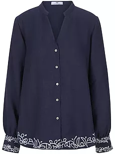 Bluse Peter Hahn blau günstig online kaufen