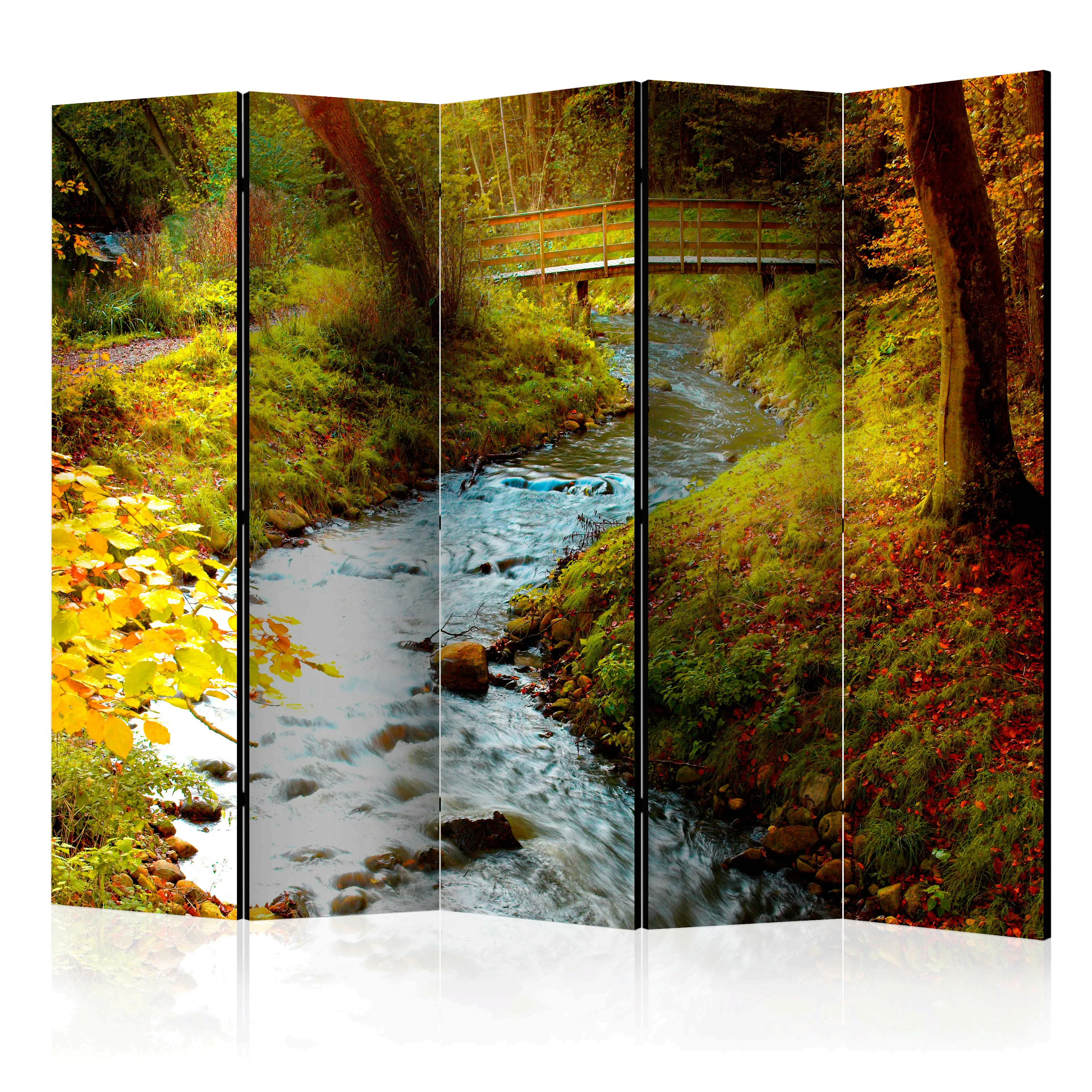 5-teiliges Paravent - Brook (sunrise) Ii [room Dividers] günstig online kaufen