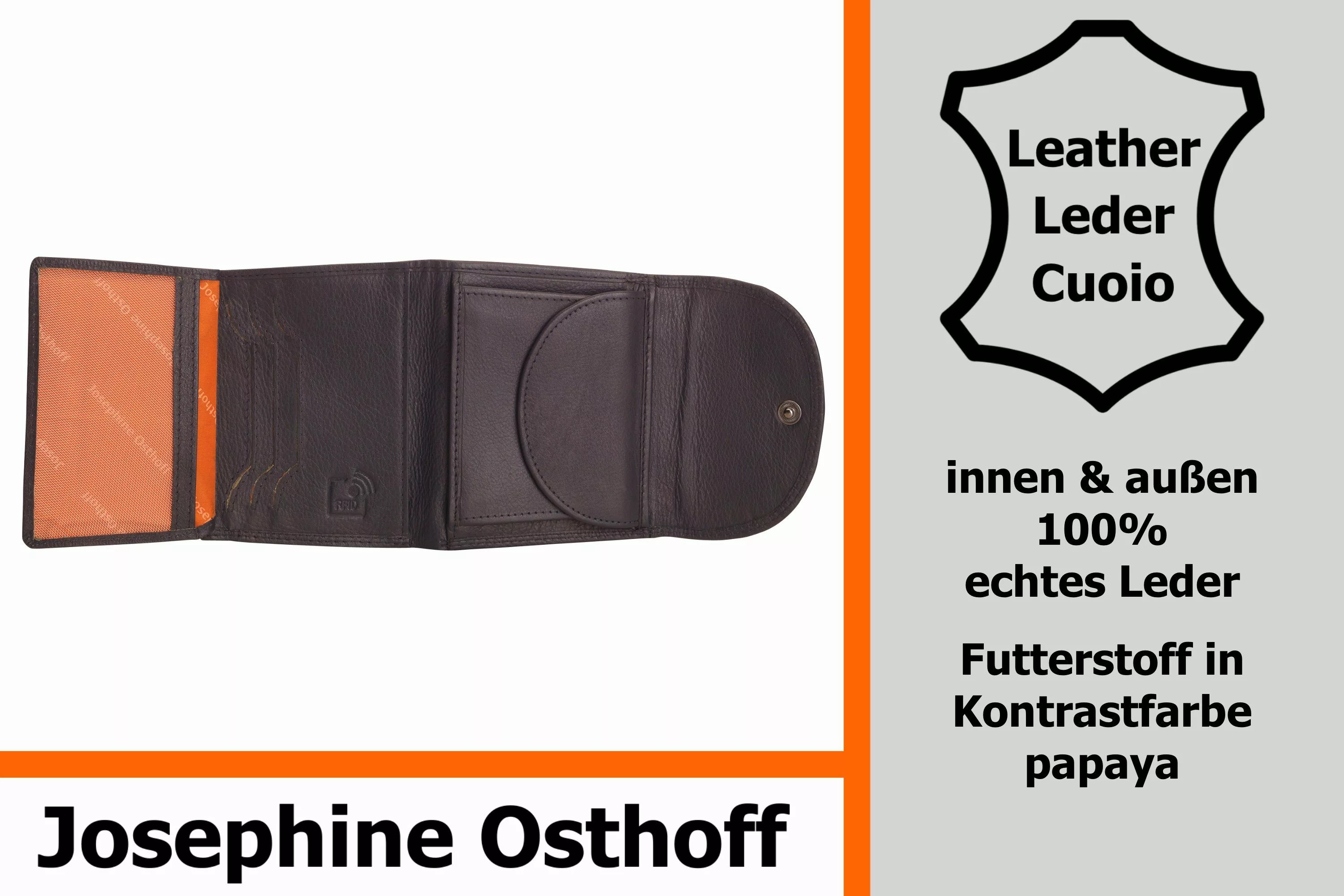 Josephine Osthoff Geldbörse Club Geldbörse espresso günstig online kaufen