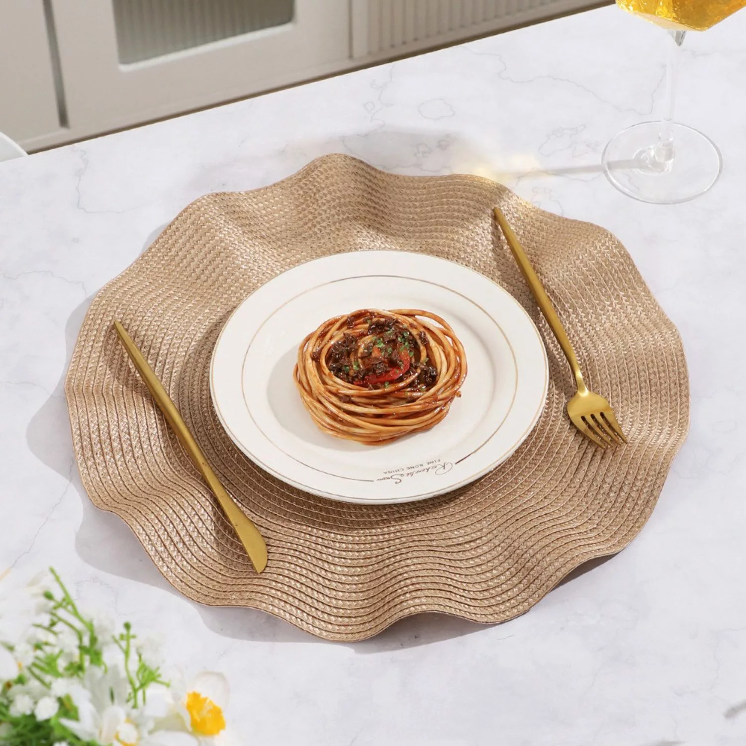 BYSURE Platzset, (6-St), Rundes, waschbares Tischset günstig online kaufen