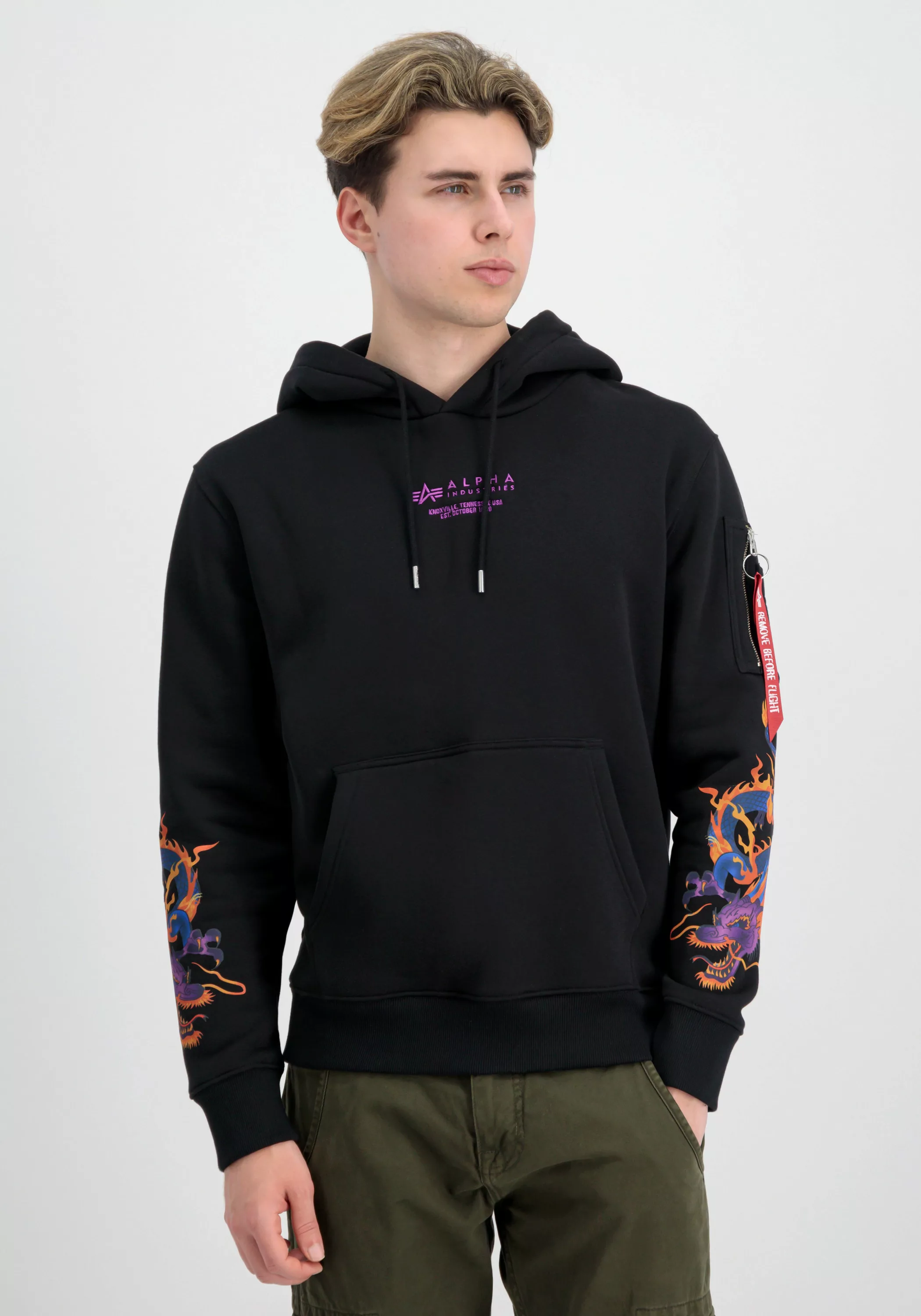 Alpha Industries Hoodie "Alpha Industries Men - Hoodies Dragon EMB Hoodie" günstig online kaufen