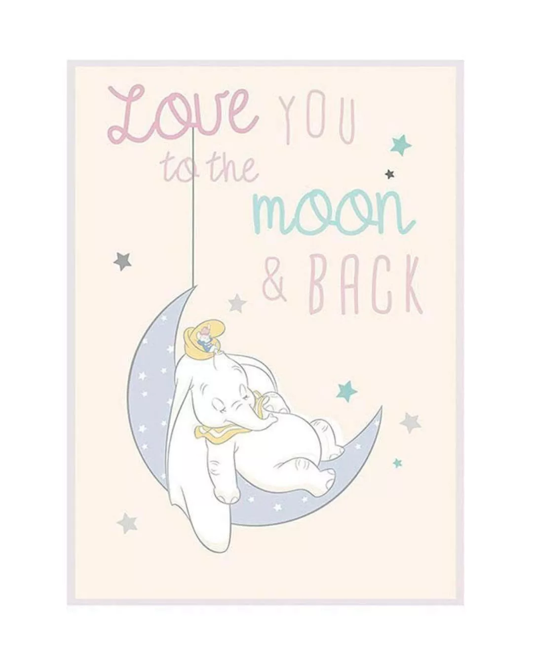 Komar Poster »Dumbo Moon«, Disney, (1 St.), Kinderzimmer, Schlafzimmer, Woh günstig online kaufen