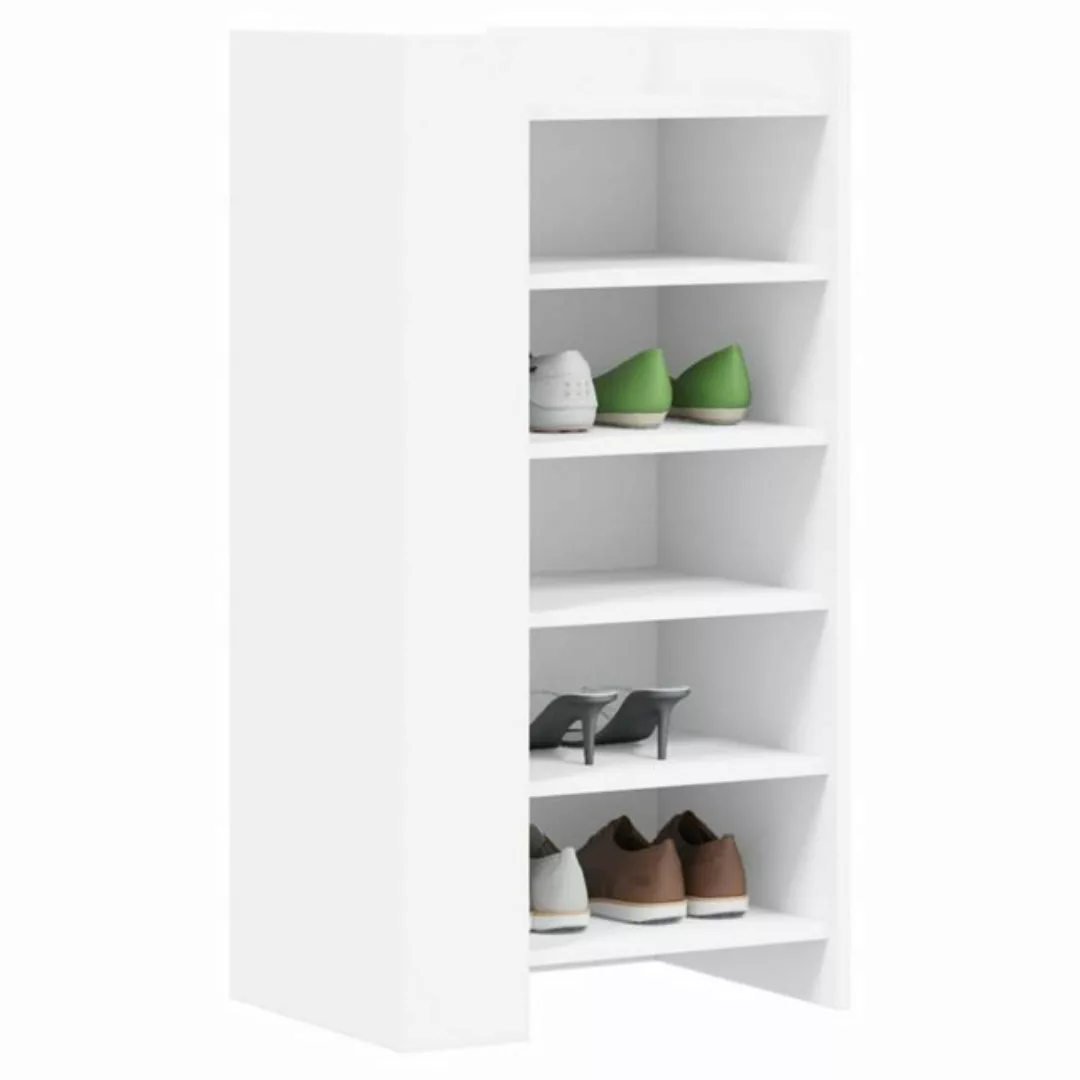 vidaXL Schuhschrank Schuhregal Schuhschrank Weiß 52x37,5x100 cm Spanplatte günstig online kaufen