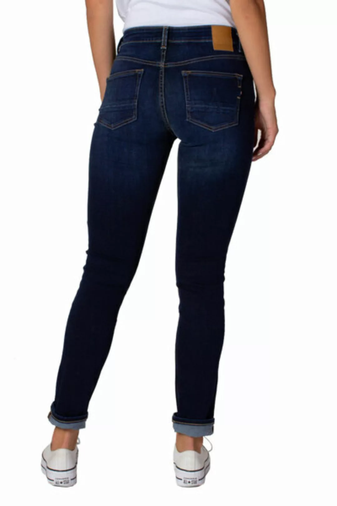 Kuyichi Damen Jeans Suzie Slim Deep Blue Bio-baumwolle günstig online kaufen