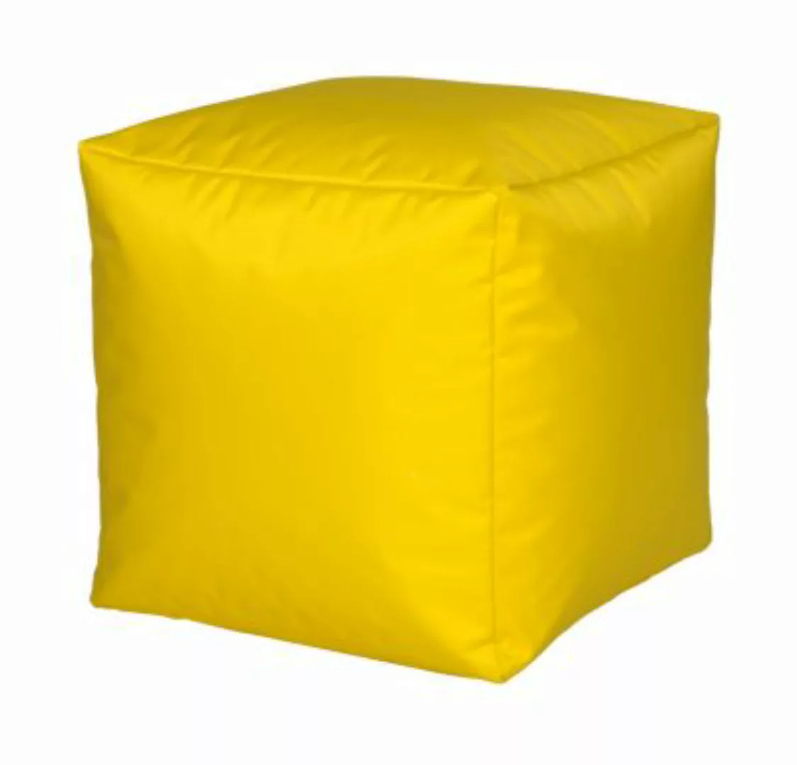 Linke Licardo Sitzwürfel Nylon gelb 40/40/40 cm Sitzhocker günstig online kaufen