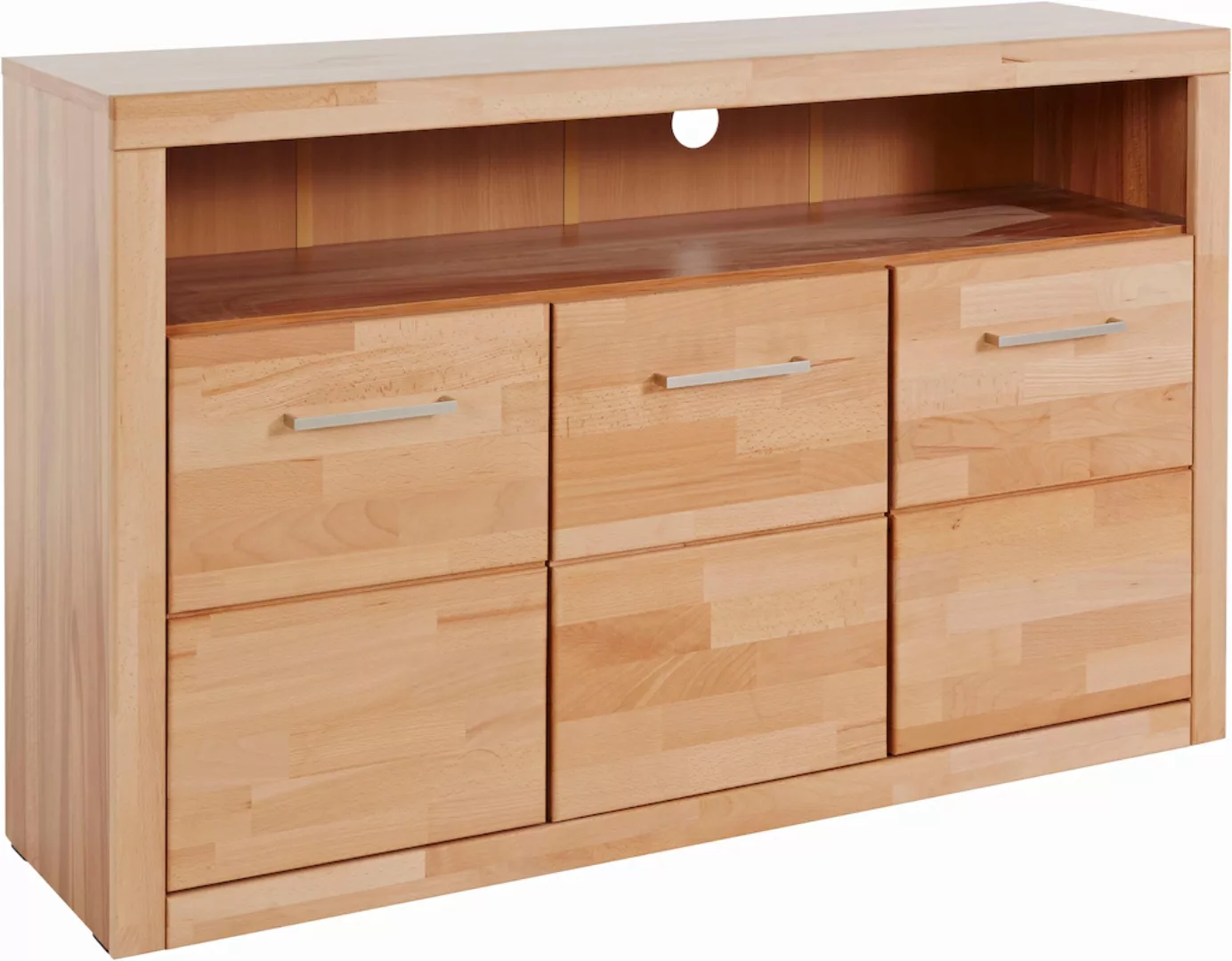 Home affaire Sideboard "Ribe", Breite 130 cm günstig online kaufen