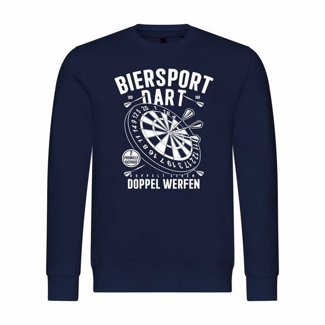 deinshirt Rundhalspullover Herren Sweatshirt Biersport Dart Mit Print Motiv günstig online kaufen