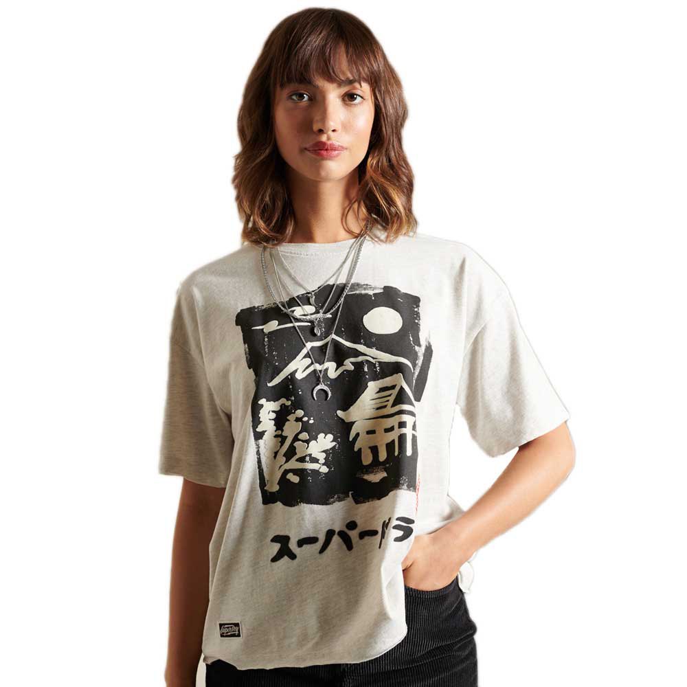 Superdry Vintage Embellished Boxy Kurzärmeliges T-shirt L Honey Tiger günstig online kaufen