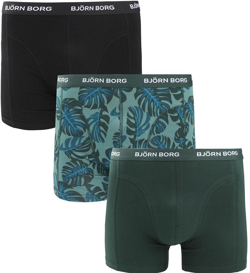 Bjorn Borg Cotton Stretch Boxershorts 3er-Pack Multicolour 5  - Größe XL günstig online kaufen