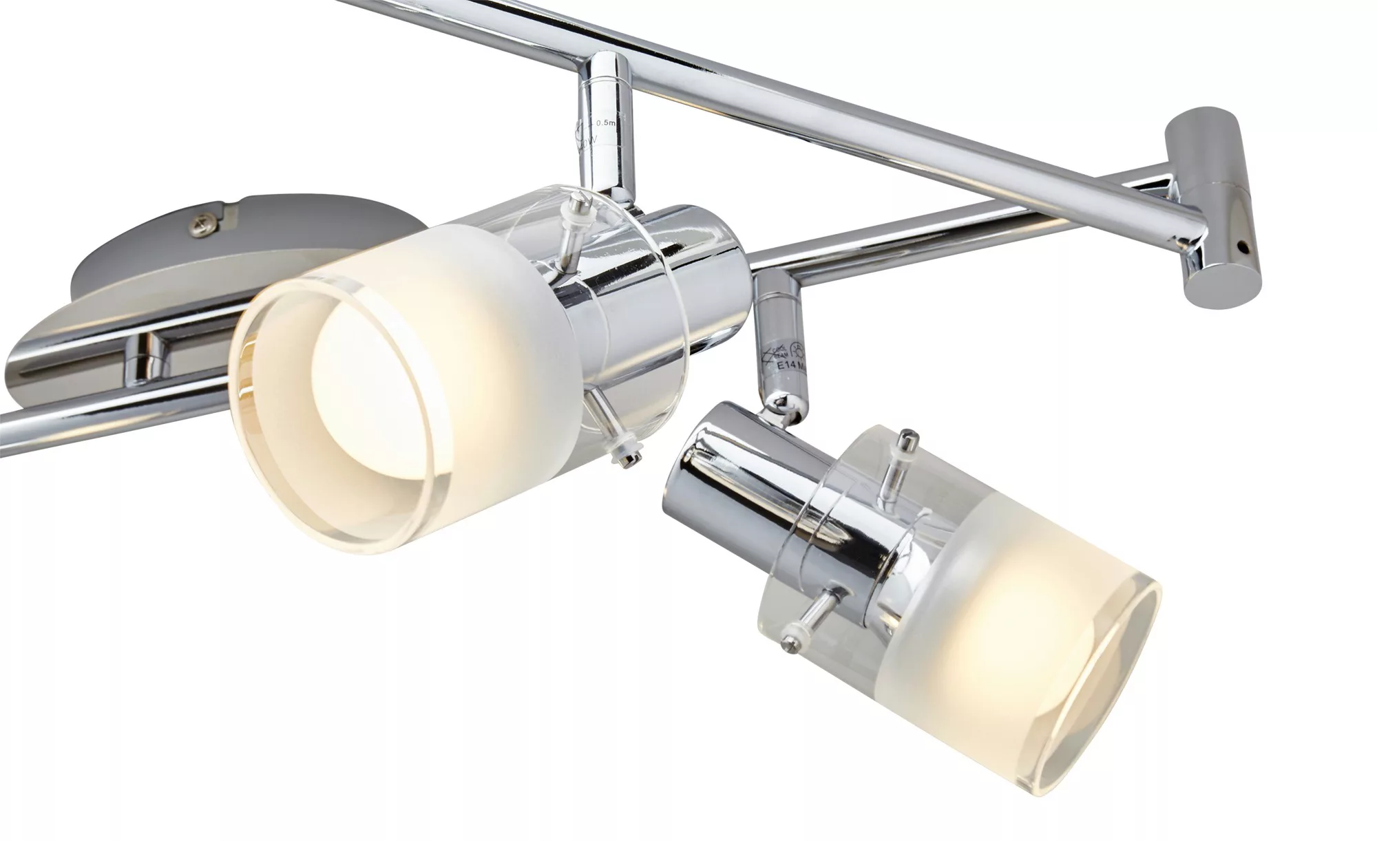 KHG LED- Deckenstrahler, 6-flammig, chrom ¦ silber ¦ Maße (cm): B: 170 H: 1 günstig online kaufen