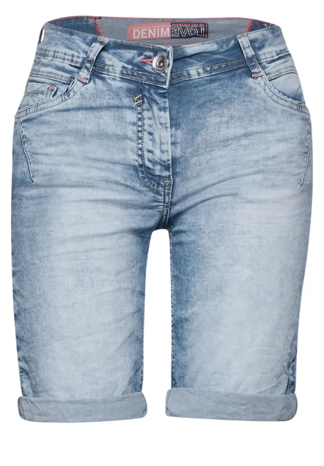 Cecil Gerade Jeans im Used Look günstig online kaufen