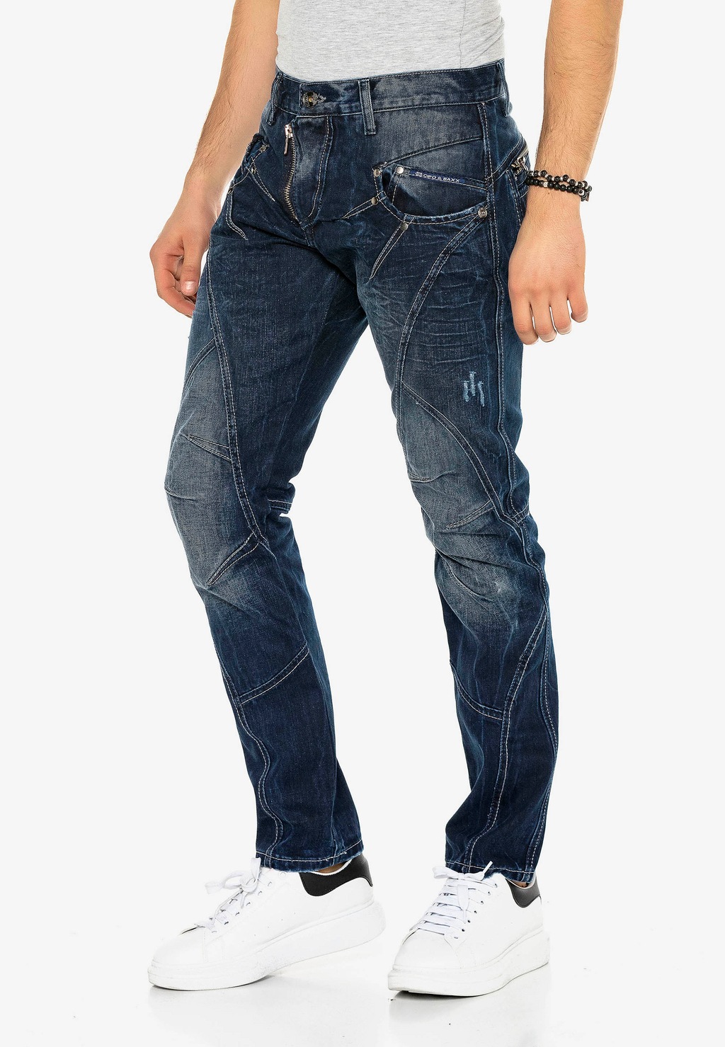 Cipo & Baxx Bequeme Jeans, mit dicker naht günstig online kaufen