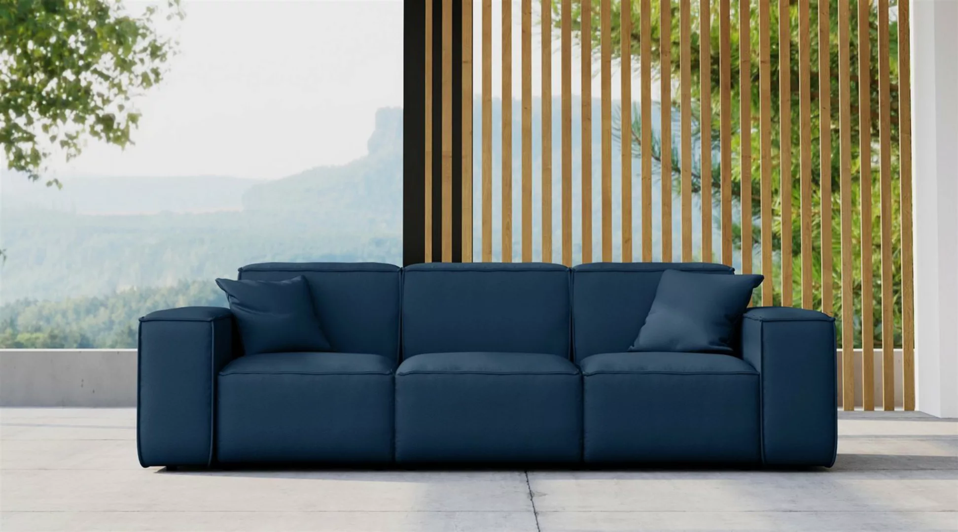 Fun Möbel Loungesofa Gartensofa Sofa 3-Sitzer SUMMER, Pflegeleichter und we günstig online kaufen