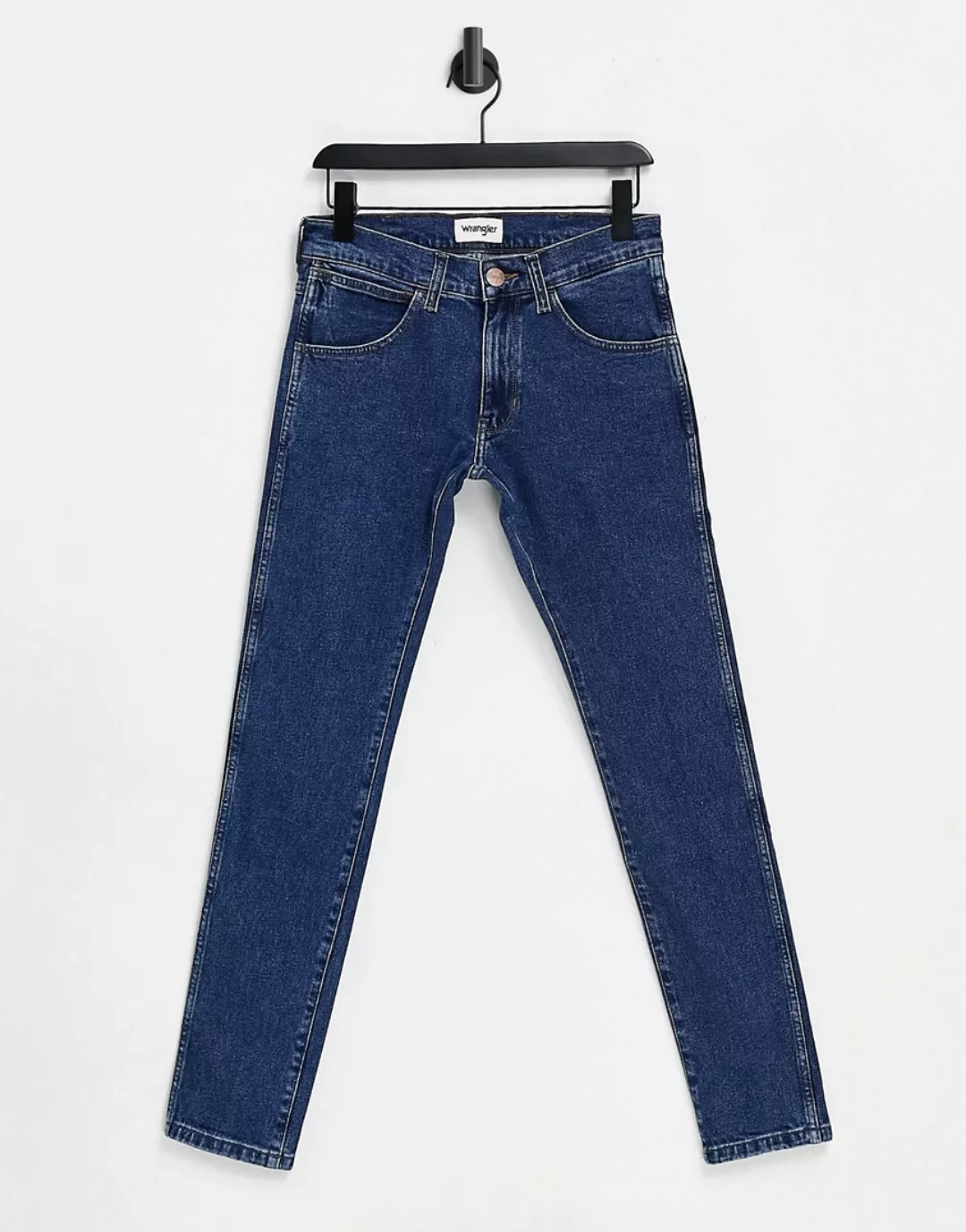 Wrangler – Bryson – Enge Jeans-Blau günstig online kaufen