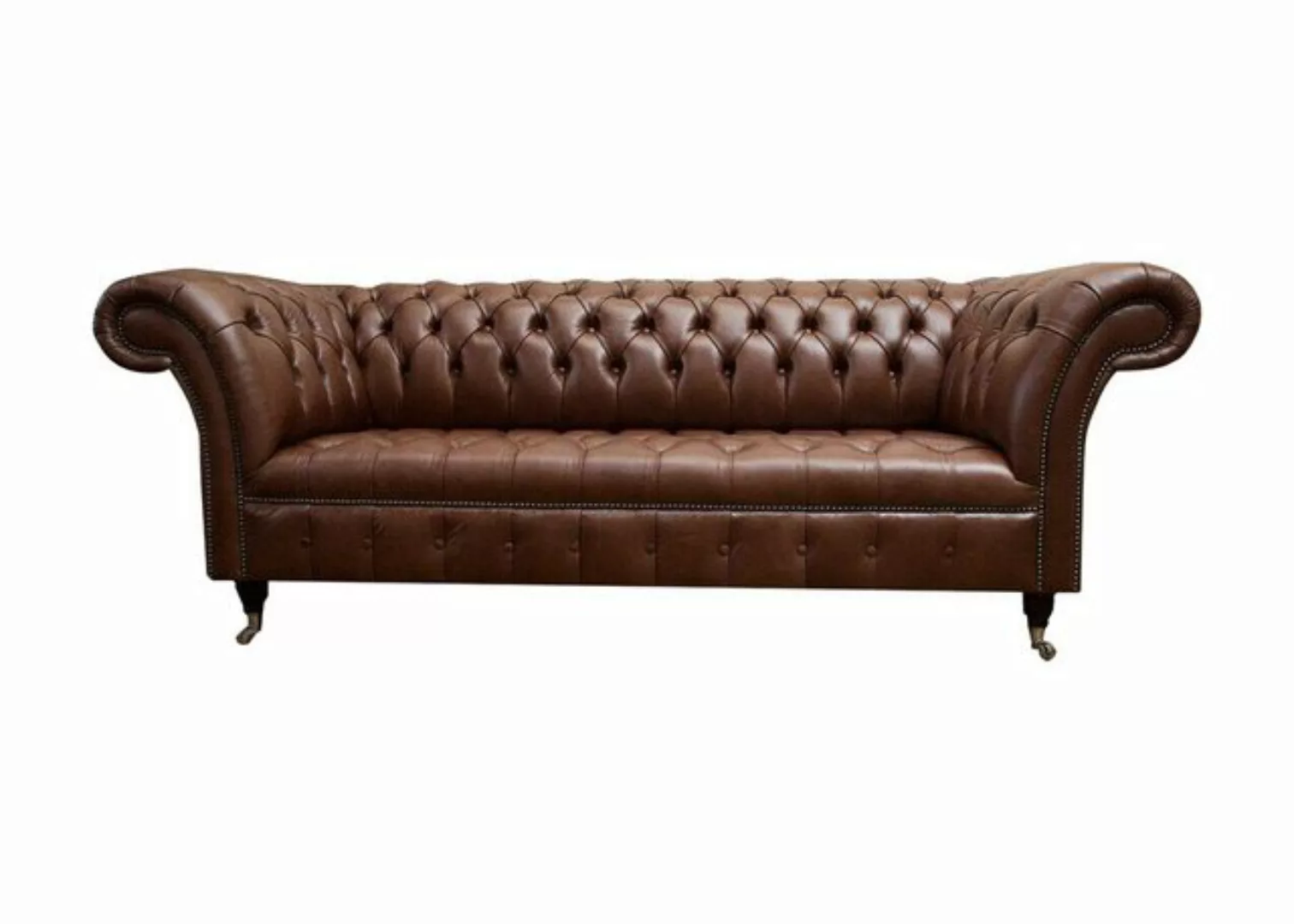 JVmoebel Chesterfield-Sofa, Chesterfield 3 Sitzer Design Sofa Couch 225 cm günstig online kaufen