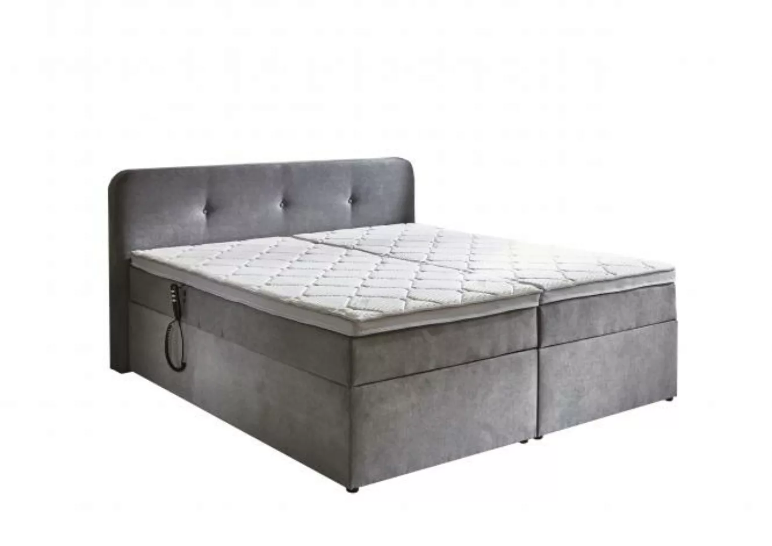 180x200 Boxspringbett inkl. Motor + Stauraum + Visco-Topper BX1880 GABRIOLA günstig online kaufen