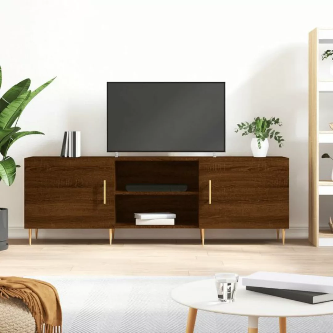 vidaXL TV-Schrank TV-Schrank Braun Eichen-Optik 150x30x50 cm Holzwerkstoff günstig online kaufen