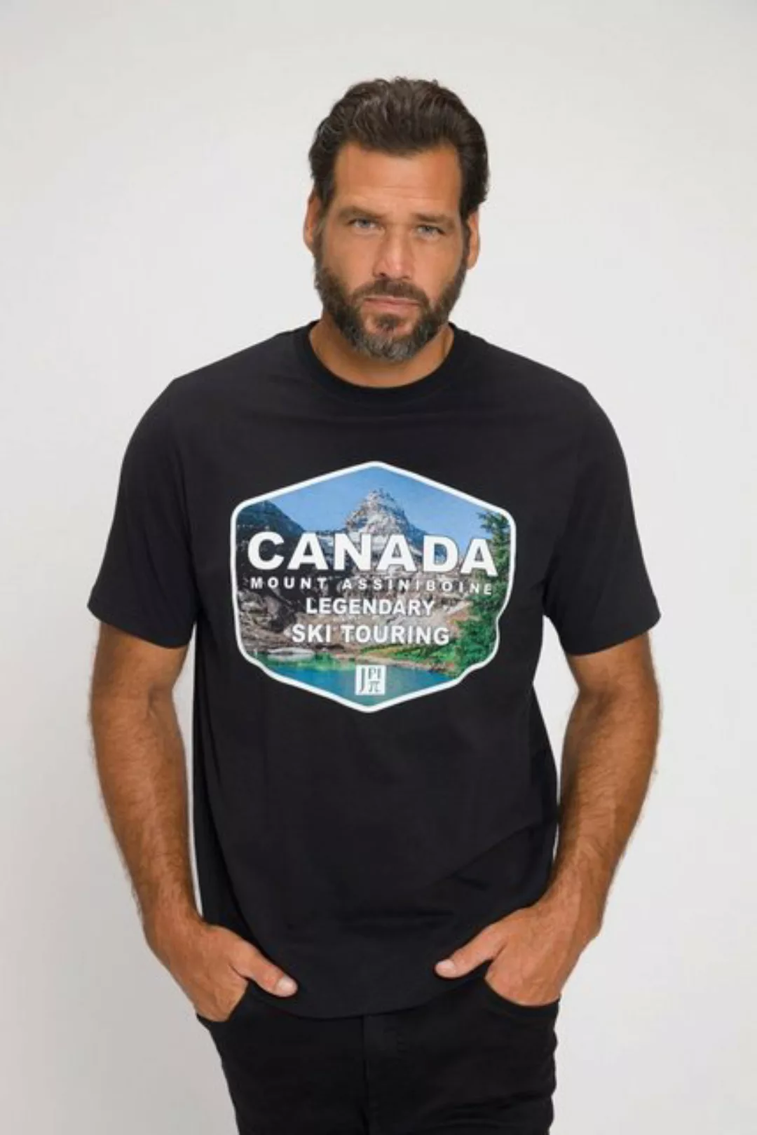 JP1880 T-Shirt T-Shirt Skiwear Halbarm Mountain Print günstig online kaufen