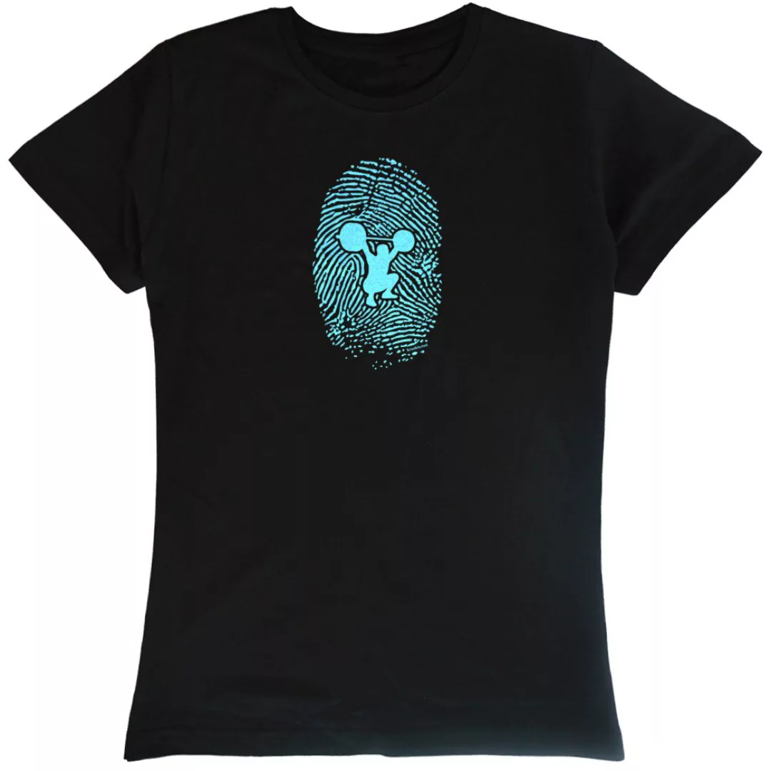 Kruskis Fitness Fingerprint Kurzärmeliges T-shirt M Black günstig online kaufen