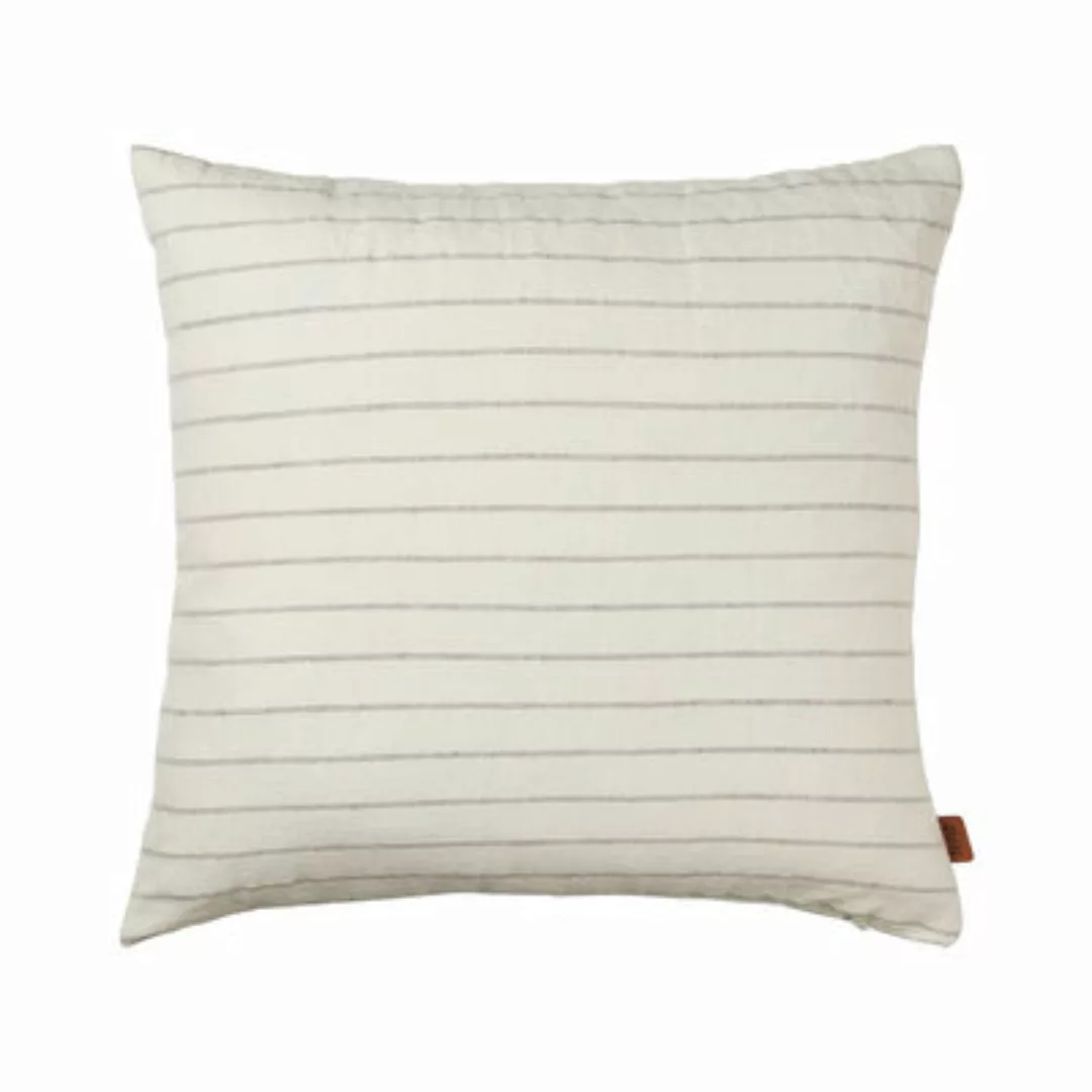 Kissen Grand textil weiß / 50 x 50 cm - Ferm Living - Weiß günstig online kaufen