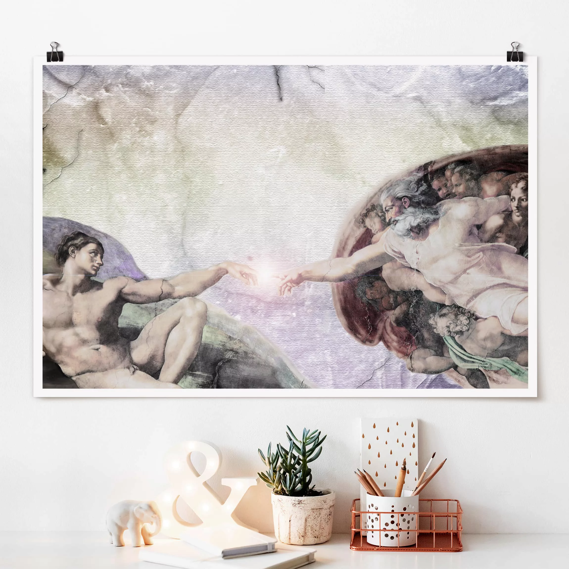 Poster Kunstdruck - Querformat No.CG90 Michelangelo günstig online kaufen