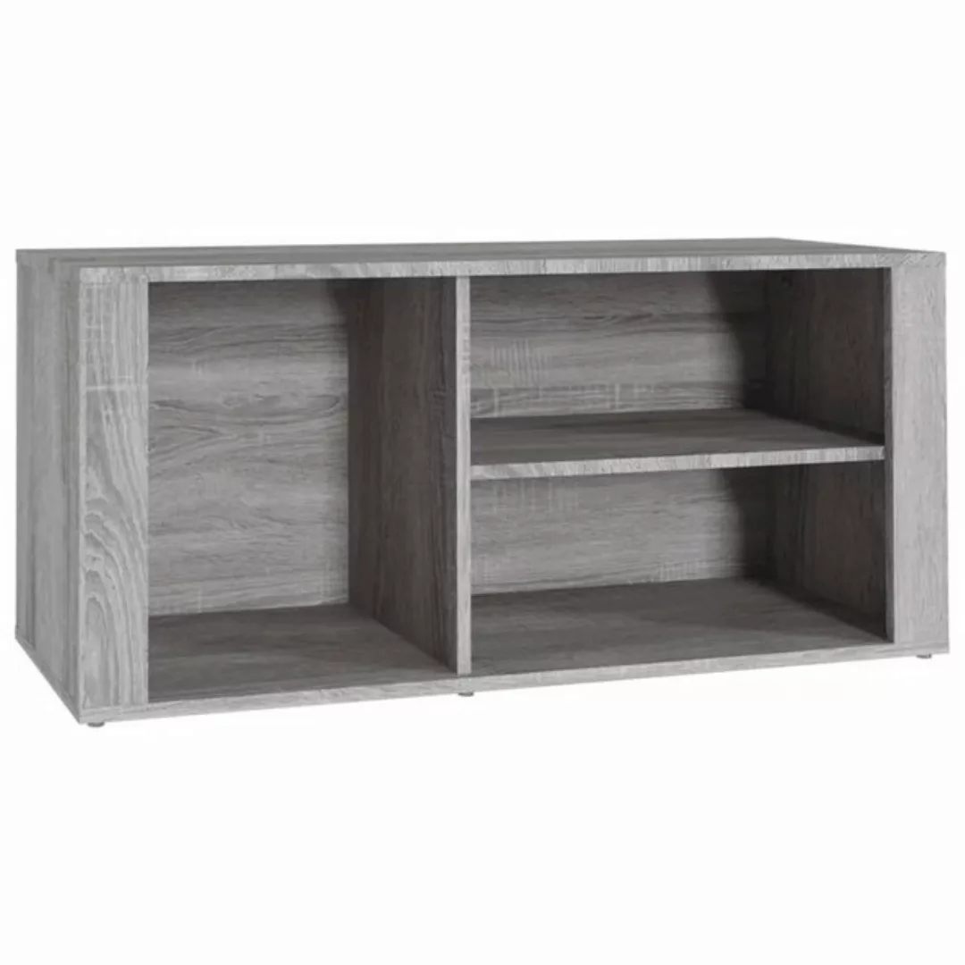 furnicato Schuhschrank Schuhregal Grau Sonoma 100x35x45 cm Holzwerkstoff (1 günstig online kaufen