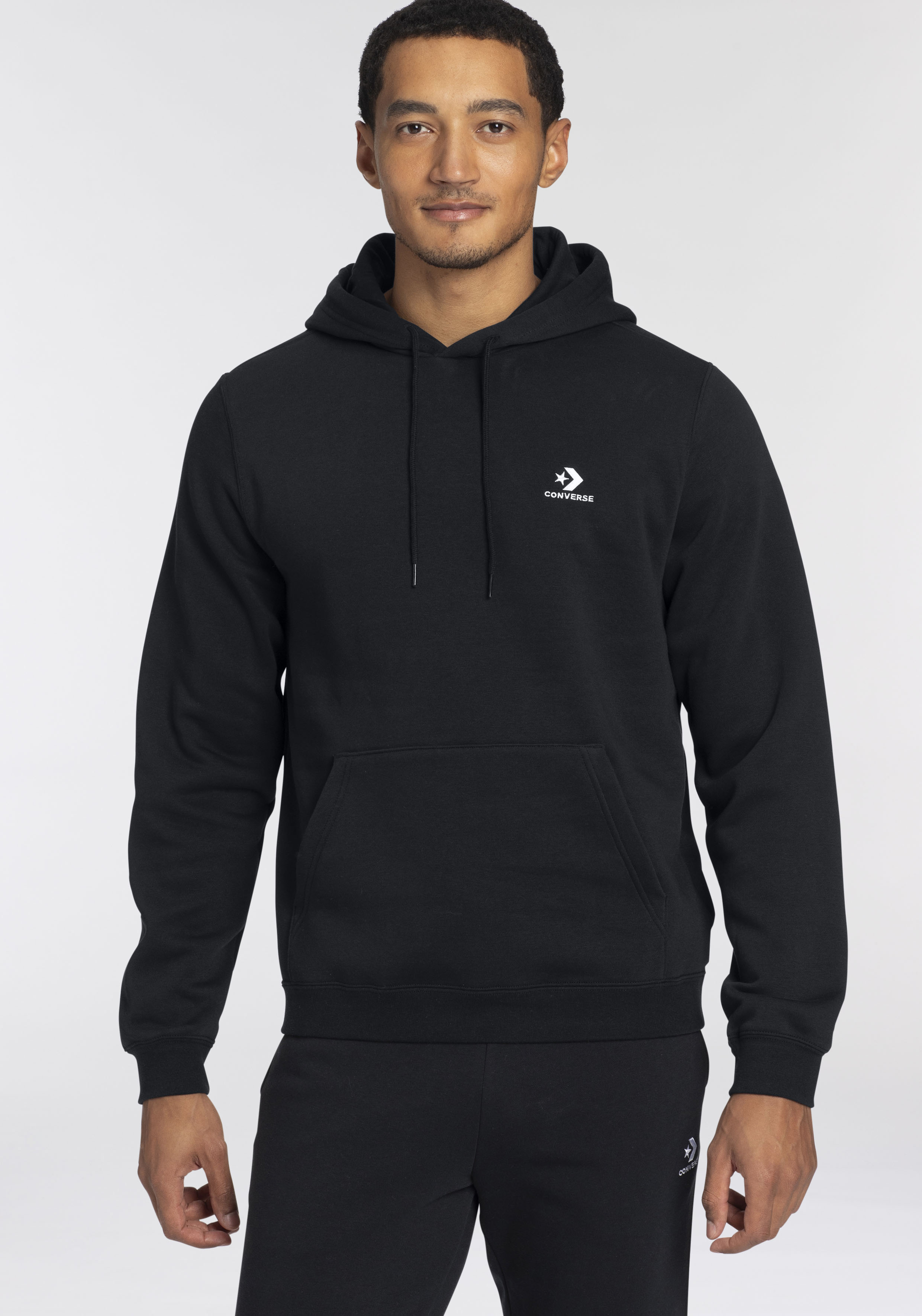 Converse Kapuzensweatshirt "EMBROIDERED STAR CHEVRON BRUSHED BACK FLEECE HO günstig online kaufen