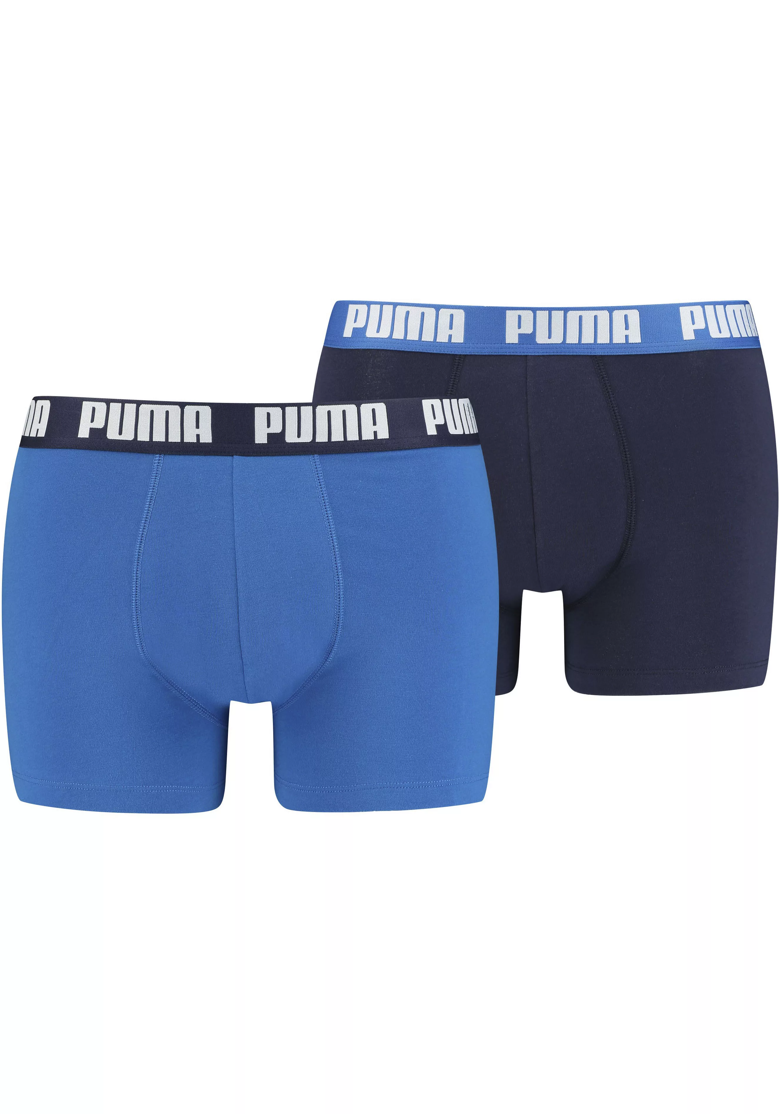 Puma 2-er Set Basic Boxer Blau günstig online kaufen