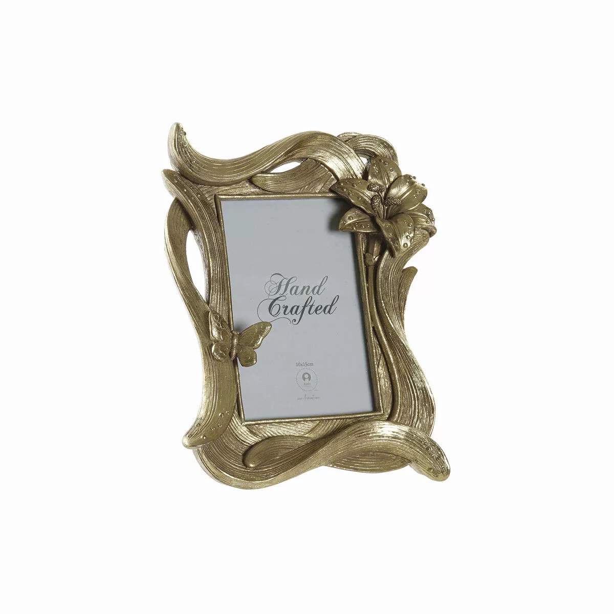 Fotorahmen Dkd Home Decor Blume Golden Harz (18,5 X 3,5 X 23 Cm) günstig online kaufen