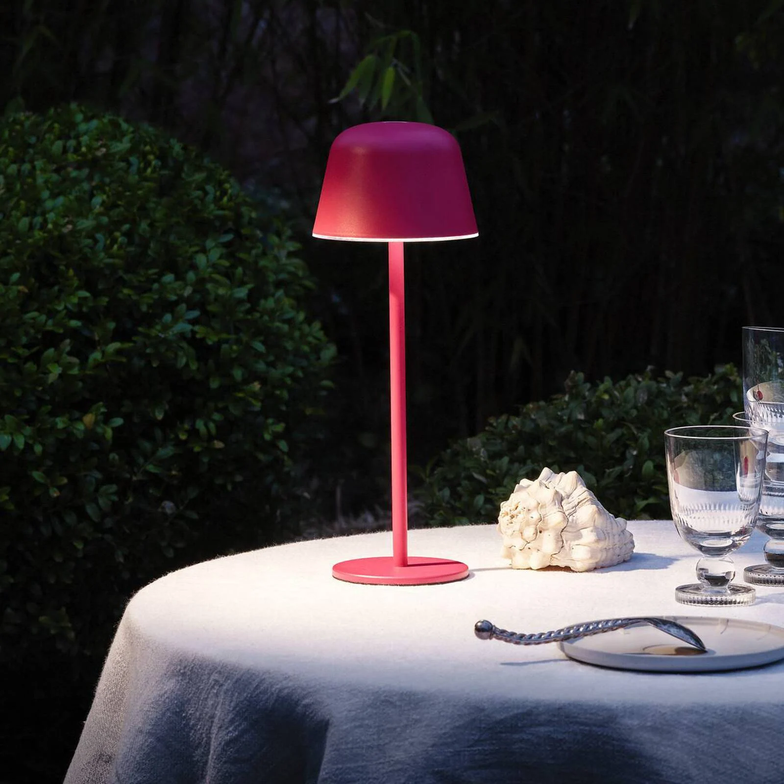 OSRAM LED-Akku-Tischlampe ENDURA STYLE magenta 30cm IP44 CCT günstig online kaufen
