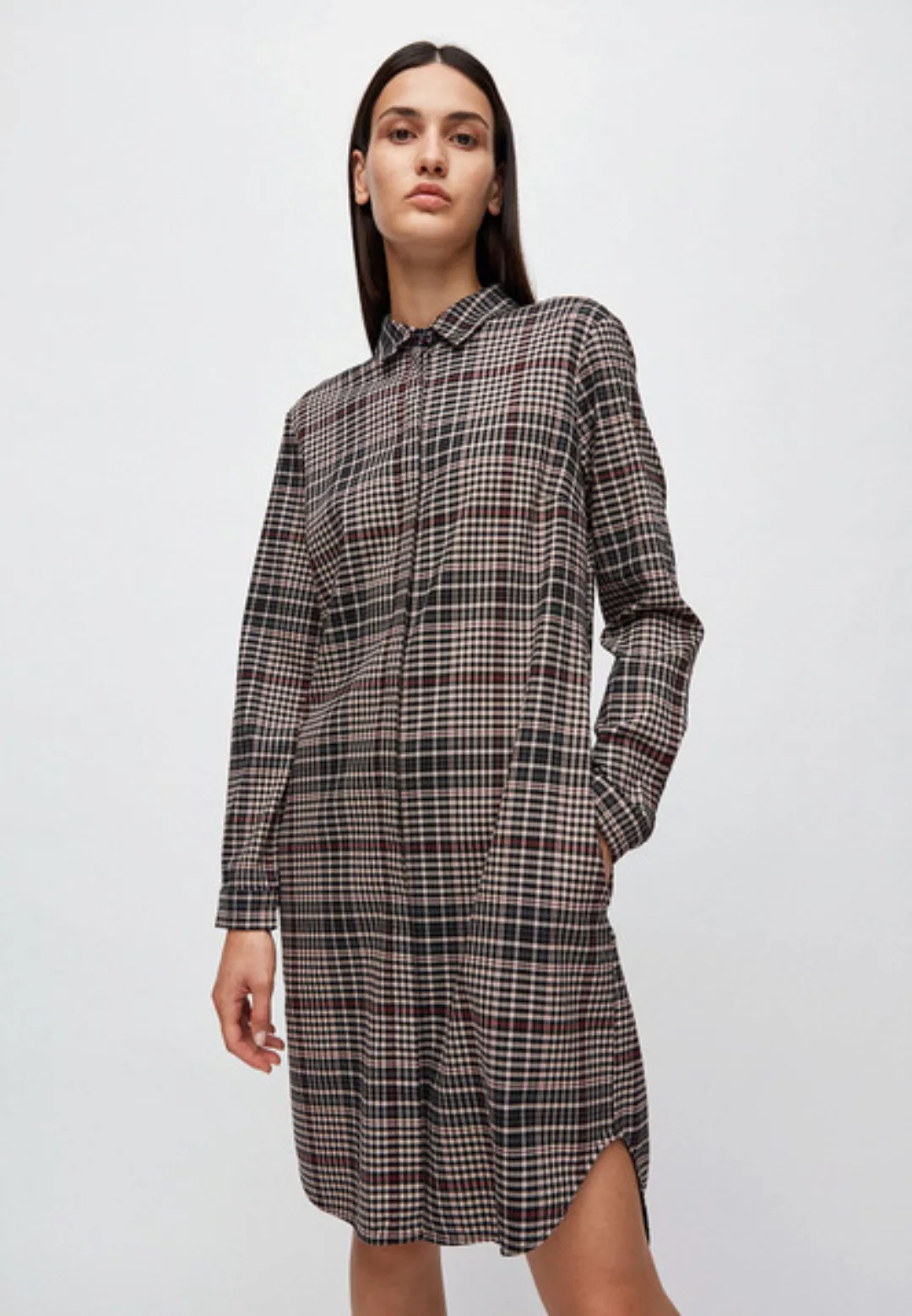 Ulrikaa Classy Check - Damen Kleid Aus Tencel Lyocell günstig online kaufen