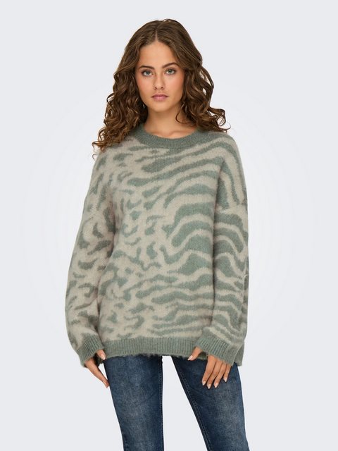 ONLY Rundhalspullover ONLWILD LS JQ LONG O-NECK CC KNT günstig online kaufen