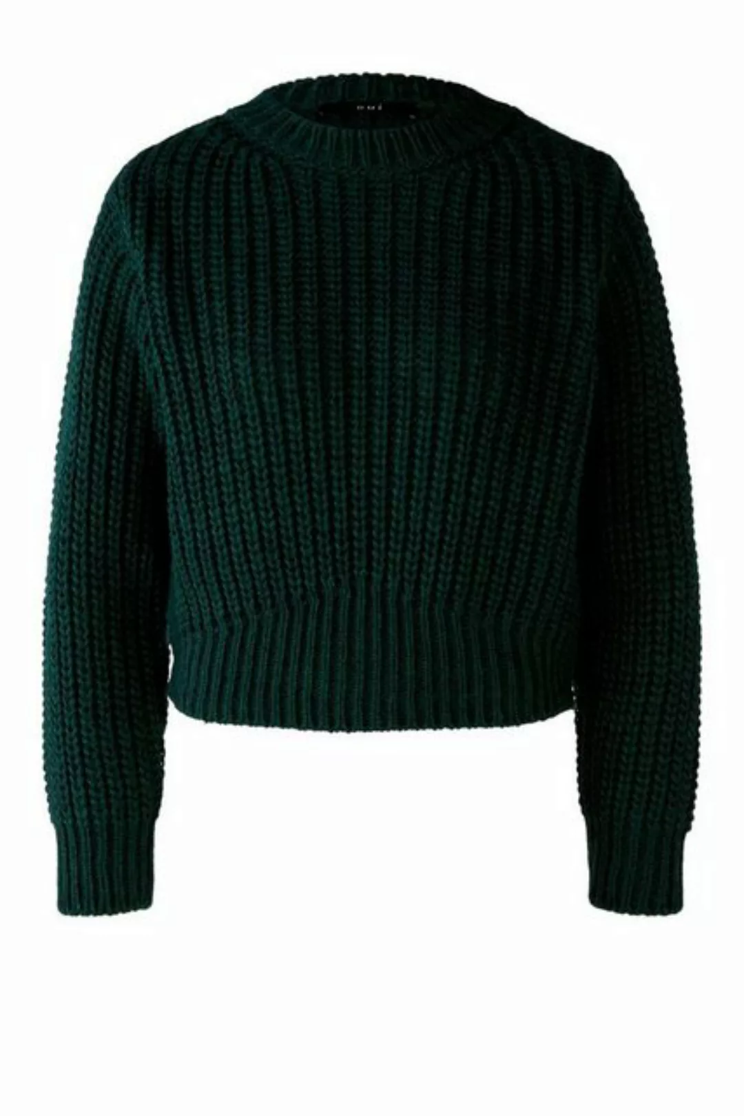 Oui Sweatshirt Pullover, darkgreen günstig online kaufen