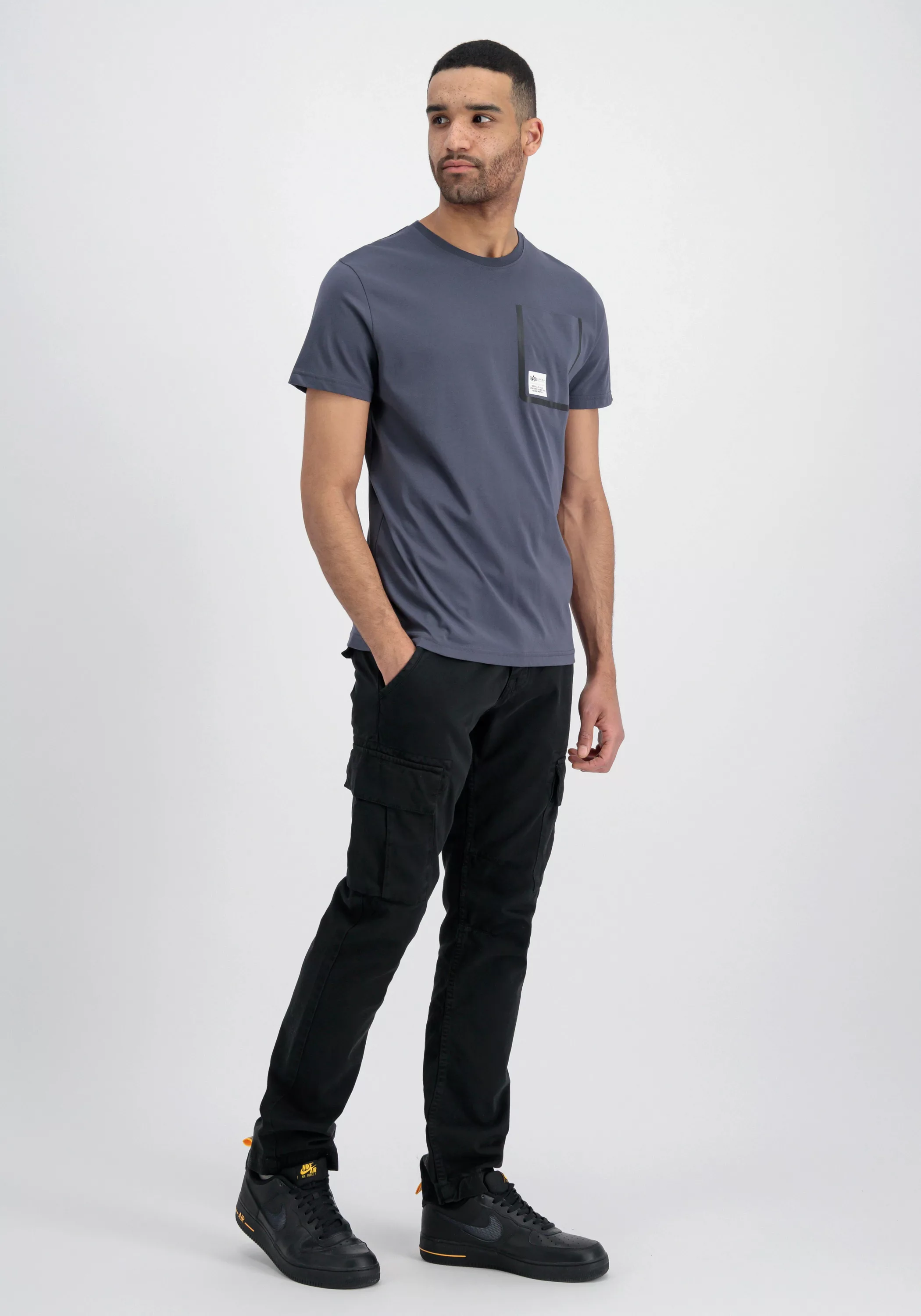 Alpha Industries T-Shirt "Alpha Industries Men - T-Shirts Label Pocket T-Sh günstig online kaufen