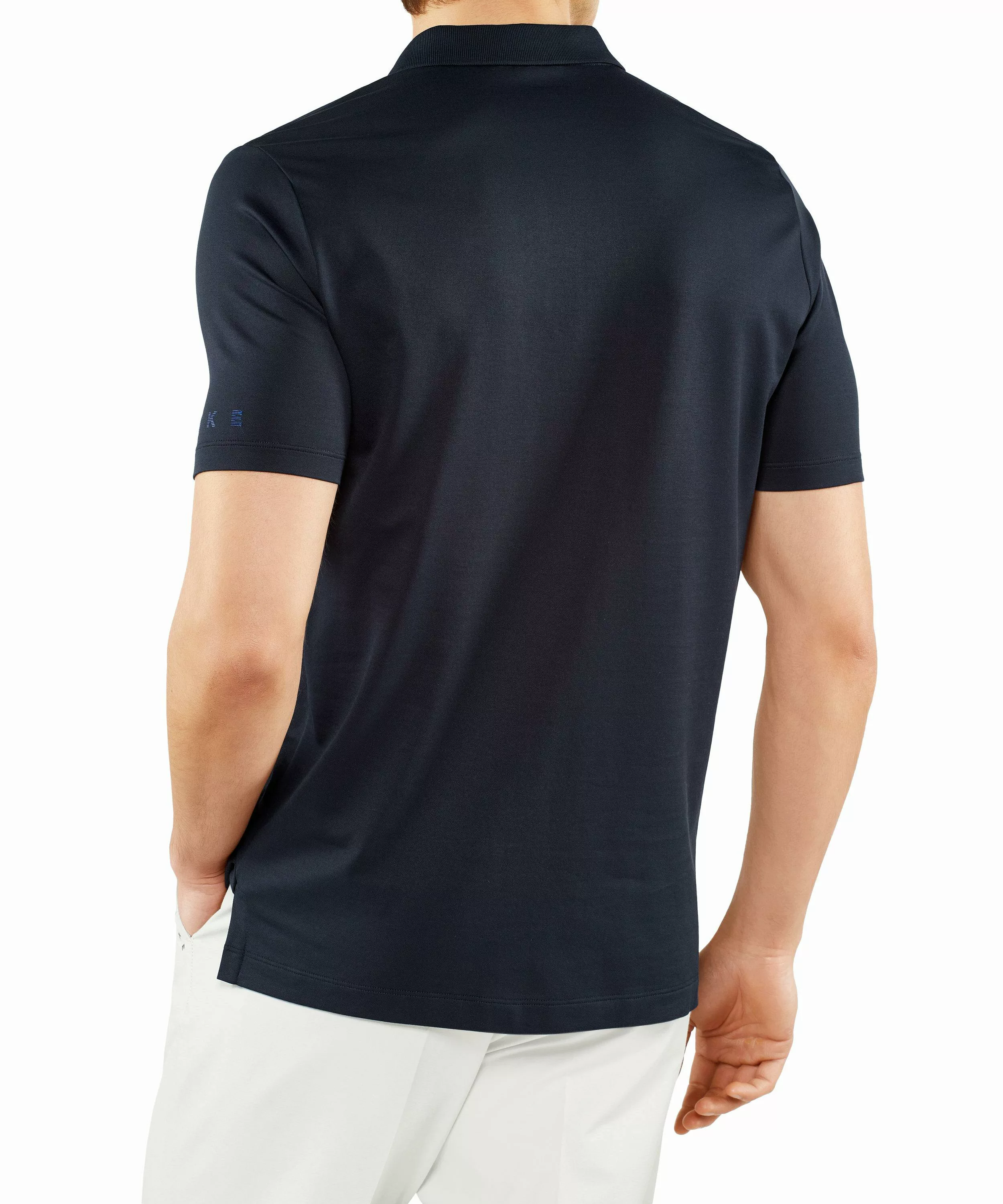 FALKE Herren Polo Shirt Polo, M, Blau, Baumwolle, 37583-643703 günstig online kaufen